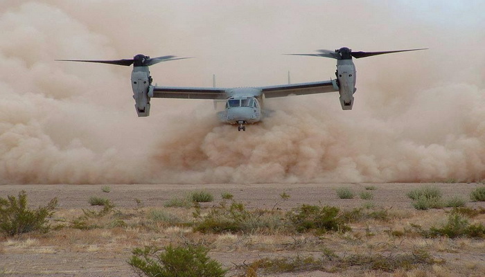 الولايات المتحدة | مروحية أوسبري V-22 Osprey تتجاوز ستمائة ألف ساعة طيران.