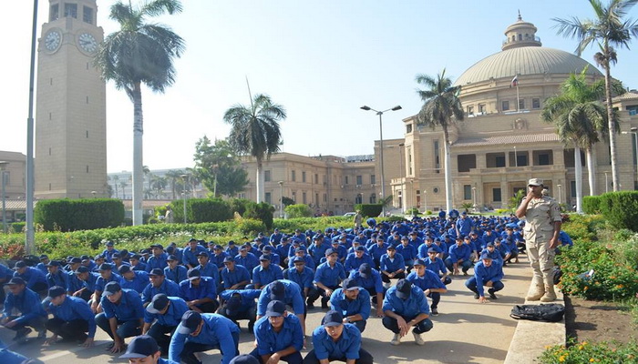 بدء دورات التربية العسكرية لطلبة الجامعات الخاصة المصرية