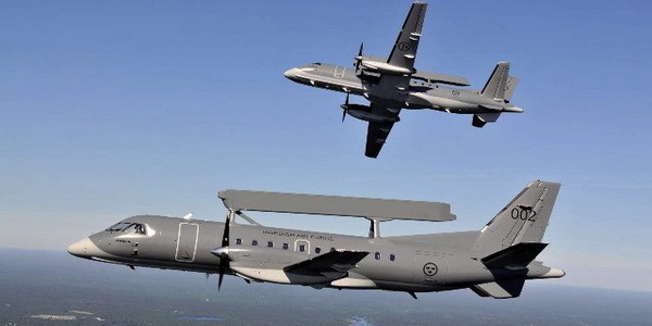 السويد | شركة SAAB السويدية تكشف عن أول طائرة Saab 340 للإنذار المبكر المحمولة جواً [AEW] لعميلها الجديد.