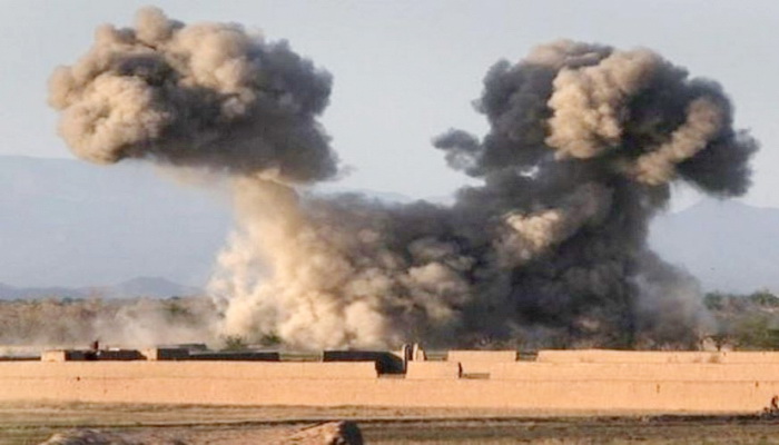 غارة أمريكية على موقع لأنصار القاعدة غرب مدينة أوباري الليبية.