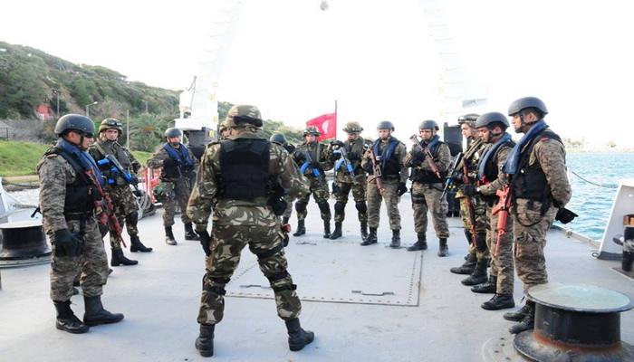 إختتام فعاليات التمرين البحري العسكري المشترك التونسي الجزائري "مرجان2018".