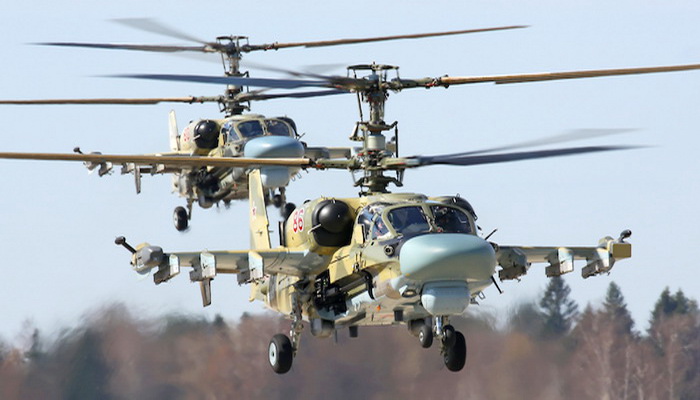 المروحية القتالية الروسية Ka-52M تستقبل رادار AESA الجديد.