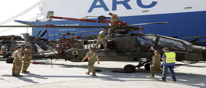 عدد كبير من طائرات الهليكوبتر التابعة للجيش الأمريكي تصل لليونان لدعم تدريبات Atlantic Resolve 