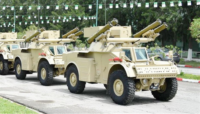 الجيش الجزائري يطور مركبة مدرعة جديدة مضادة للدبابات.