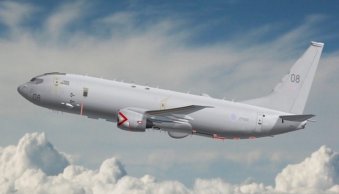 السرب 54 التابع إلى سلاح الجو الملكي يستلم أول طائرة دورية بحرية من طراز P-8 Poseidon. 