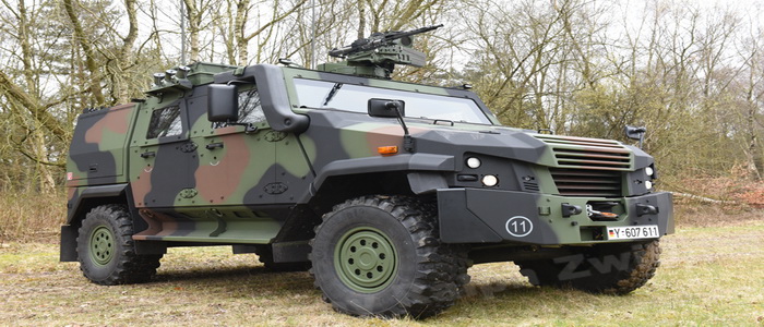 عربة الإستطلاع النسر الخامس 6 × 6 تنتظر الضوء الأخضر لبدء الإنتاج.