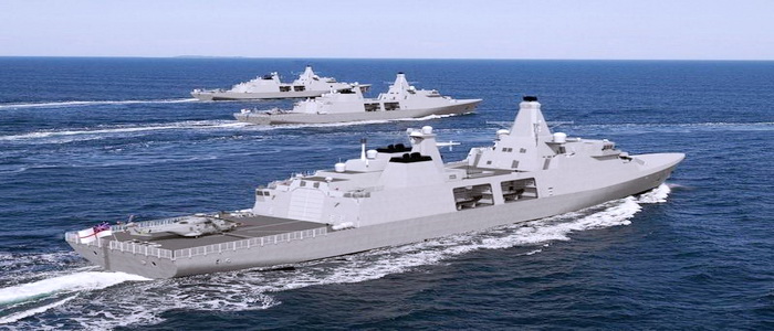 بريطانيا توقع اتفاقية مع بابكوك لتصميم وبناء سلسلة من الفرقاطات الجديدة لقواتها البحرية.