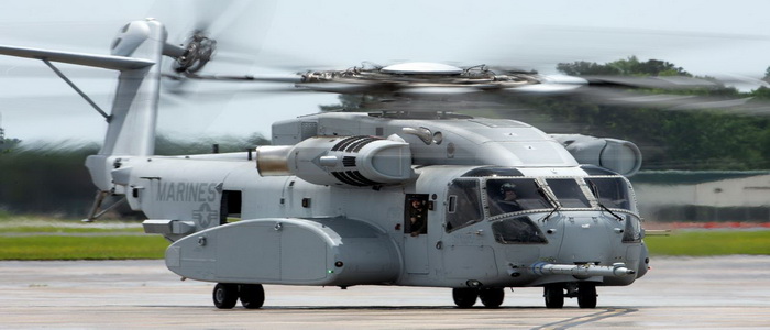 إختبار مروحيات CH-53K الأمريكية مع نظام الحماية المعقدة AN / ALE-47.