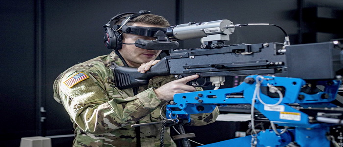 الجيش الأمريكي يوفر تقنية الواقع الافتراضي للمساعدة في تدريب جنوده.