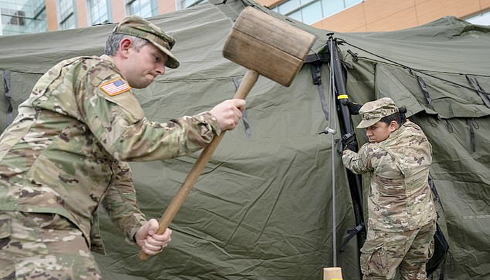 U.S. National Guard mobilized nearly 20,000 troops to support COVID-19 response efforts.