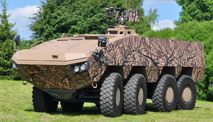 باتريا توقع عقدًا لتوفير مركبة نظام AMV 8 × 8 كمنصة اختبار وتطوير لأحدث جيل من إلكترونيات مركبات  . Saab  