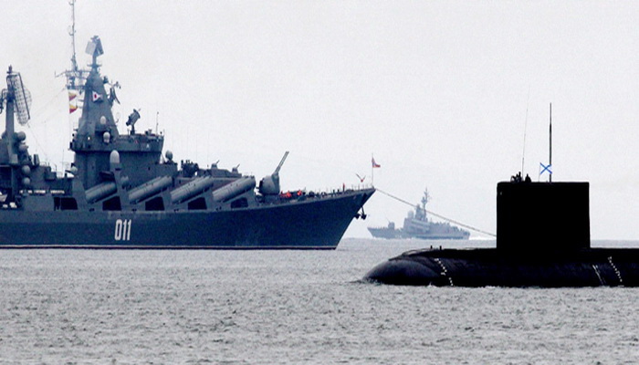 مناورات بحرية مشتركة بين القوات البحرية المصرية والروسية في البحر الأسود.