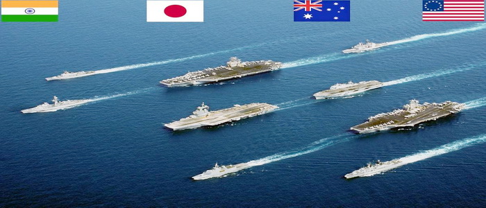 الهند تستضيف مناورات "مالابار" البحرية الكبرى بمشاركة اليابان واستراليا والولايات المتحدة.