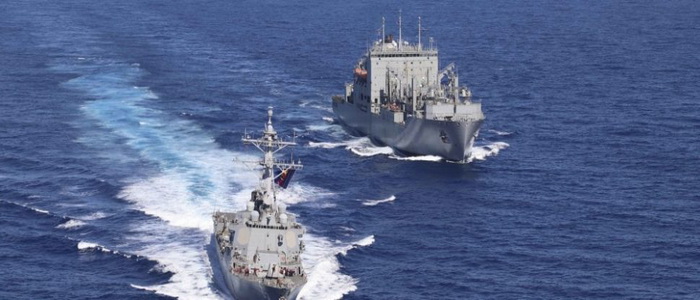 أمريكا تنفي طرد الصين لسفينة حربية تابعة للبحرية الأمريكية بالقرب من جزر سبراتلي.