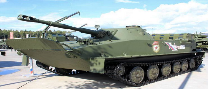 أوكرانيا تقوم بترقية الدبابة الخفيفة البرمائية الإندونيسية PT-76 مع البرج البلجيكي LCTS 90.