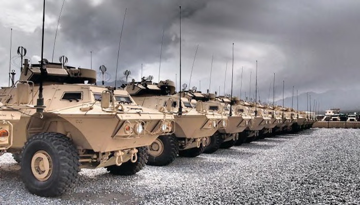نظم تكسترون تلقت أمر تسليم عدد 55 عربة "MSFVs" إلى الجيش الوطني الأفغاني