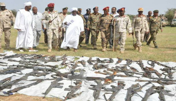 الجيش السوداني يشرع في جمع الأسلحة قسرياً منتصف الشهر الحالي
