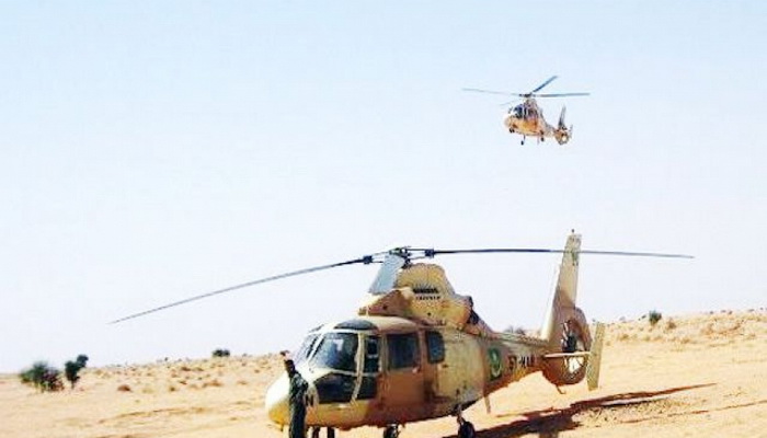 مناورات عسكرية موريتانية أمريكية هولندية بالقرب من الكركرات الصحراوية 