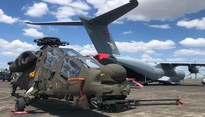الفلبين | القوات الجوية تستلم طائرتان هليكوبتر هجومية تركية الصنع من طراز T129 ATAK.