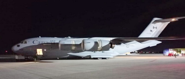 كندا | توالي وصول طائرات النقل الكندية C-17 وإستمرار دعم أوكرانيا بالمعدات والمساعدات العسكرية.