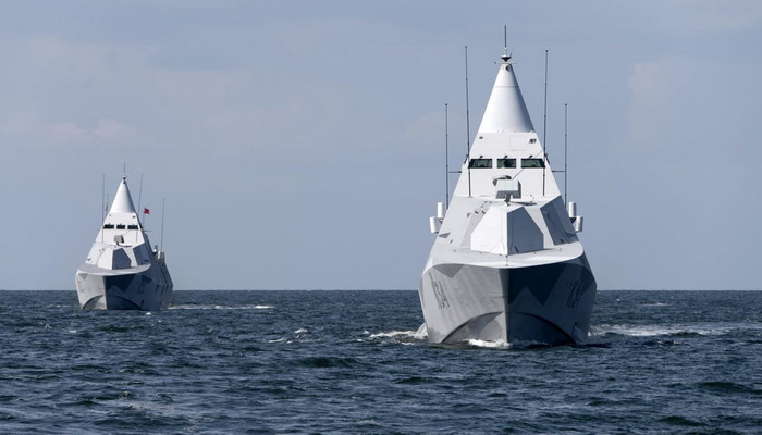 السويد | شركة ساب توقع عقودًا لإنتاج الجيل القادم من السفن السطحية Corvettes للبحرية السويدية.