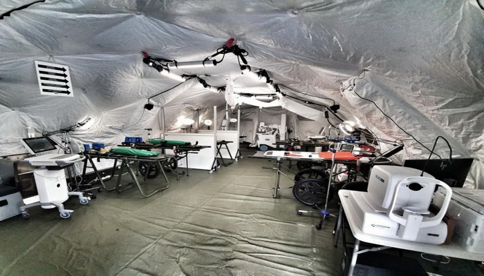 إيطاليا | الجيش يتسلم أول مستشفى ميداني من وكالة الدعم والمشتريات التابعة لحلف الناتو.
