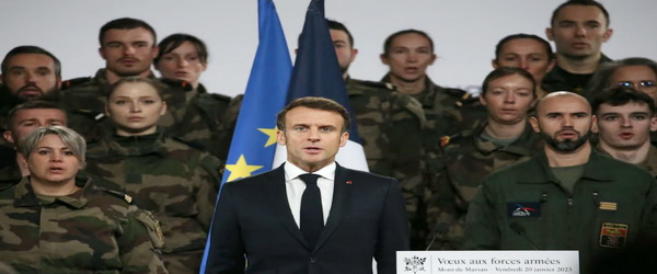 فرنسا | خطط لزيادة الإنفاق الدفاعي بمقدار الثلث خلال السنوات السبع المقبلة.