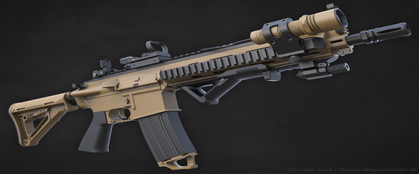 ألمانيا | وضع اللمسات الأخيرة على عقد البندقية الهجومية الجديدة HK416 أخيرًا.