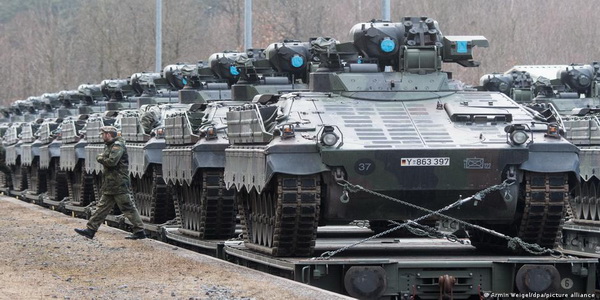 ألمانيا | الإعلان عن مركبات القتال المشاة الألمانية Marder إلى أوكرانيا.