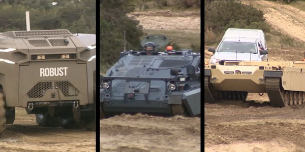 بريطانيا | الجيش البريطاني يختبر المزيد من المركبات الأرضية الثقيلة غير المأهولة.