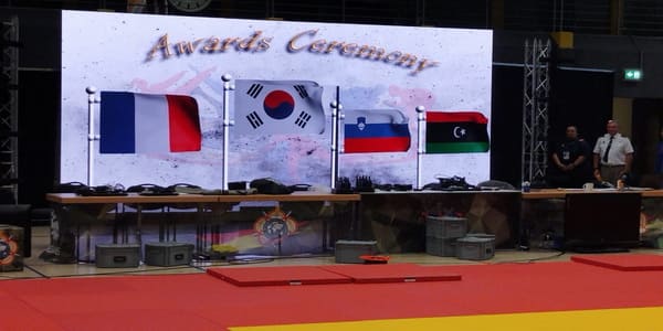  Libya | The Libyan Military Sports Federation achieves a new athletic milestone at the 1st Military World Championship for Martial Arts, securing third place globally..