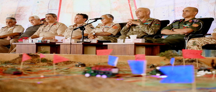 ليبيا | رئيس الأركان العامة للجيش الليبي يحضر فعاليات التمرين التعبوي إلإيضاحي "تنظيم التعاون للواء المشاة الآلي في الدفاع من الإتصال المباشر بالعدو" لمنتسبي الدورة السابعة عشر قيادة وأركان.