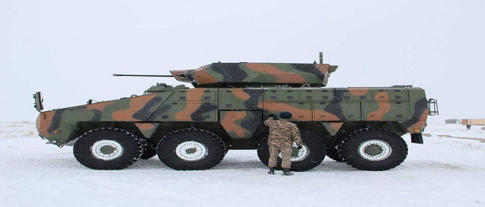 كازاخستان | شركة (KPE) وشركة Paramount Engineering تعرض الجيل التالي من Barys 8X8 IFV خلال ADEX 2022.