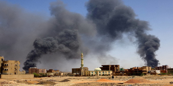 السودان | تصاعد العمليات العسكرية وتواصل المواجهات العسكرية بين الطرفين ودمار كبير في العاصمة الخرطوم.