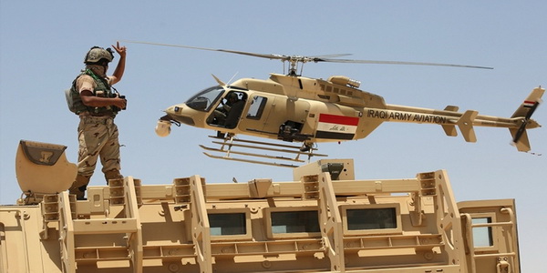 العراق | الكشف عن السعي والتعاقد لإمتلاك طائرات عمودية ومنظومة مسيرات أميركية.