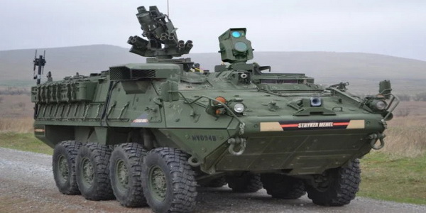 الولايات المتحدة | الجيش الأمريكي غير راضٍ عن أداء نموذج الليزر Stryker 50KW عند مستويات طاقة مختلفة.