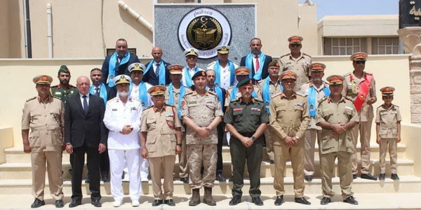 Libya | Celebrating the graduation of officers and students from the first batch of the Higher War and National Defense Colleges.