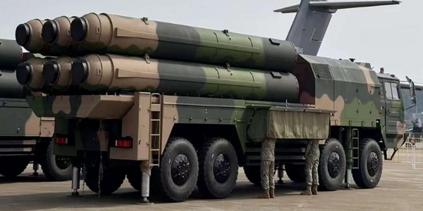 China's new HQ-19 surface-to-air missile system... advanced interception capabilities.