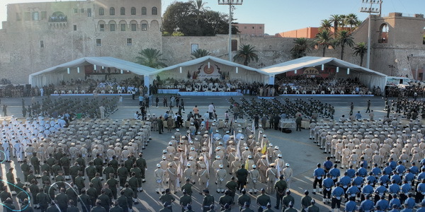 Libya | A large military parade in Martyrs' Square in the capital, Tripoli, to celebrate the 83rd anniversary of the founding of the Libyan Army.