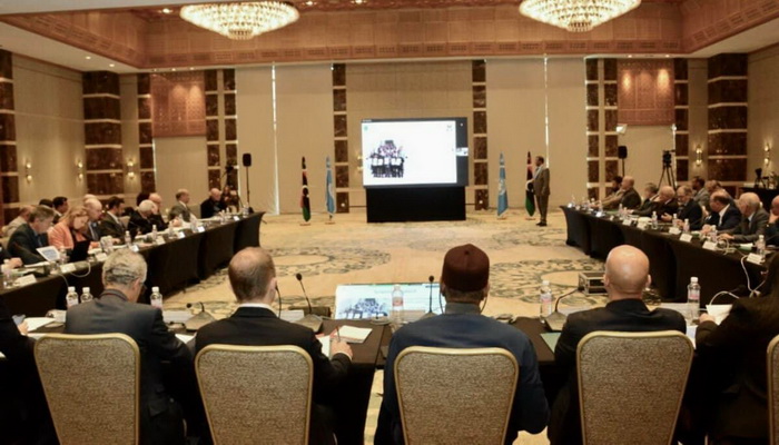 تونس | إجتماع مجموعة العمل المعنية بالمسار الأمني في ليبيا بحضور رئيس الأركان العامة للجيش الليبي الفريق ركن محمد الحداد وأعضاء اللجنة العسكرية المشتركة «5+5».