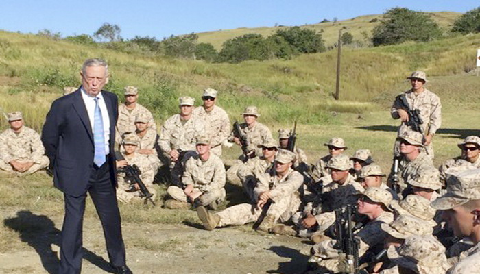 البنتاغون يقول بأن الخيار العسكري مطروح لكنَّ الأولوية للحل الدبلوماسي في الأزمة الكورية 