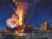 حرق فيلادلفيا في ميناء طرابلس بعد أسر طاقمها وبحارتها