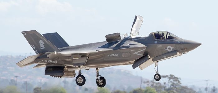 المقاتلة الأمريكية F-35B شاركت مؤخراً في عمليات تشغيلية بالقرب من القرن الإفريقي.