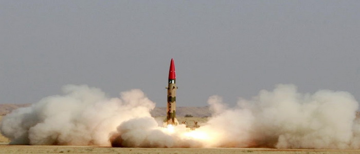 باكستان تختبر بنجاح صواريخ أرض – أرض من طراز حتف "غزنيفي" البالستية.