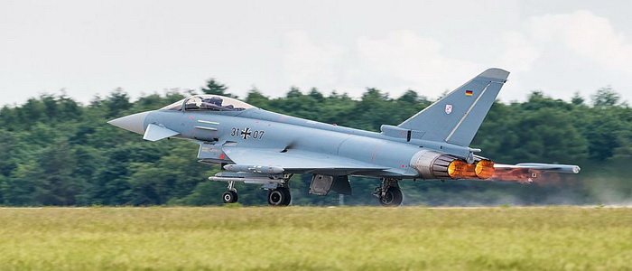 إنتاج مقاتلات جديدة من تايفون Eurofighter Typhoon لصالح القوات الجوية الألمانية يعزز الاقتصاد البريطاني.