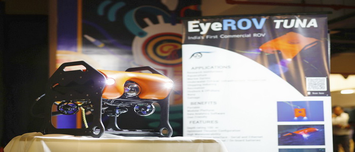 تستعد شركة EyeROV الهندية لتحسين مركبات تعمل تحت الماء عن بعد .ROV