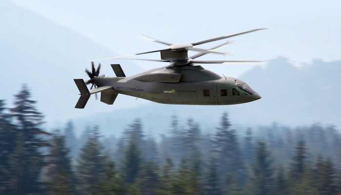 فريق سيكورسكي- بوينج يكشف عن المروحية الجديدة "DEFIANT X".