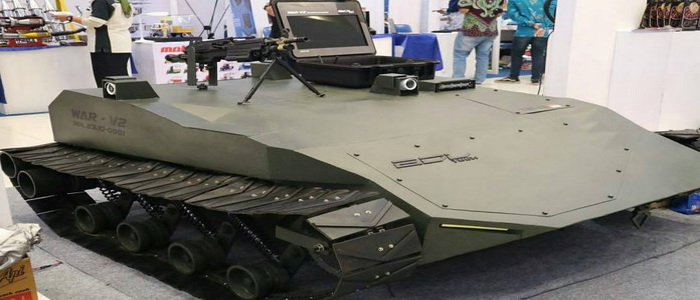 شركة BDLtech الأندونيسية تكشف النقاب عن عربة آلية أرضية جديدة WAR-V2  