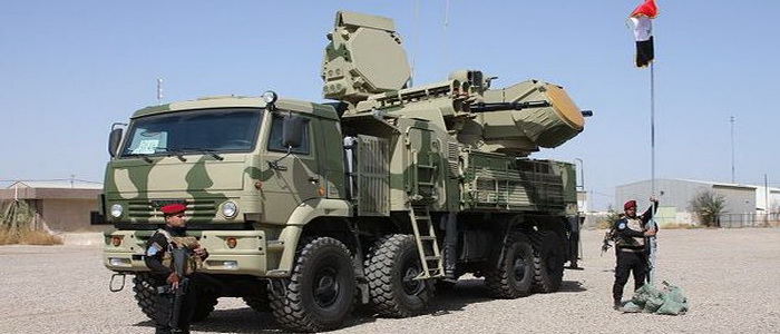 العراق يتسلّم منظومات الدفاع الجوي بانستير إس-1 (PANTSIR S1) الروسية .