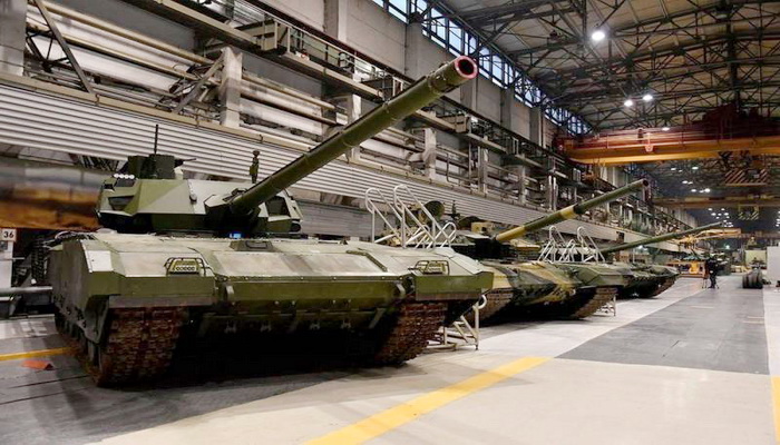 روسيا | شركة روستيخ تعرض برج "دبابة T-14 "Armata" غير المأهول بدون أغطية واقية.